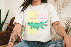 Later Gator PNG, After While Crocodile PNG Product Image 4