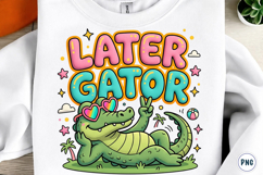 Later Gator PNG Preppy Summer PNG Product Image 1