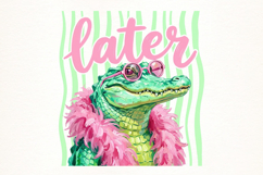 Later Gator Summer Preppy PNG Product Image 1