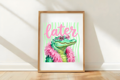 Later Gator Summer Preppy PNG Product Image 5