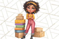 Latina Small Business Owner PNG Entrepreneur Graphics Product Image 5