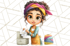 Latina Small Business Owner PNG Entrepreneur Graphics Product Image 4