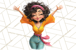 Latina Small Business Owner PNG Entrepreneur Graphics Product Image 2