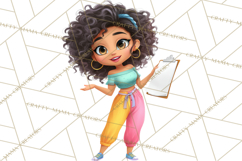 Latina Small Business Owner PNG Entrepreneur Graphics Product Image 4