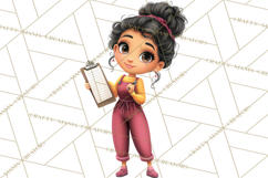 Latina Small Business Owner PNG Entrepreneur Graphics Product Image 4
