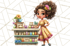 Latina Small Business Owner PNG Entrepreneur Graphics Product Image 2