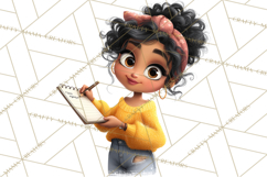 Latina Small Business Owner PNG Entrepreneur Graphics Product Image 4