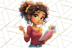 Latina Small Business Owner PNG Entrepreneur Graphics Product Image 2