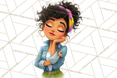 Latina Small Business Owner PNG Entrepreneur Graphics Product Image 5