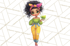 Latina Small Business Owner PNG Entrepreneur Graphics Product Image 3