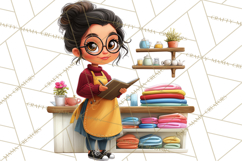 Latina Small Business Owner PNG Entrepreneur Graphics Product Image 2