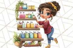 Latina Small Business Owner PNG Entrepreneur Graphics Product Image 5