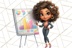 Latina Small Business Owner PNG Entrepreneur Graphics Product Image 2