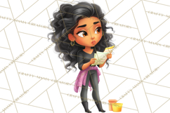 Latina Small Business Owner PNG Entrepreneur Graphics Product Image 5