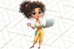 Latina Small Business Owner PNG Entrepreneur Graphics Product Image 2