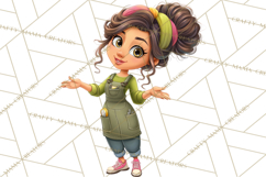 Latina Small Business Owner PNG Entrepreneur Graphics Product Image 3