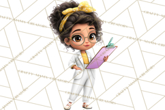Latina Small Business Owner PNG Entrepreneur Graphics Product Image 4