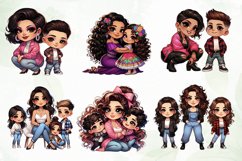 Latina Mom With Children Sublimation Product Image 4