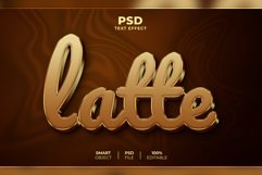 latte 3D editable text effect Product Image 1