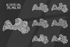 Latvia Map Boho SVG Product Image 1