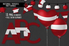 National, Patriotic Party Bundle. Latvia Product Image 1