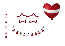 National, Patriotic Party Bundle. Latvia Product Image 4
