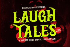 Laugh Tales | Horror Halloween Font Product Image 1