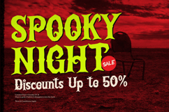 Laugh Tales | Horror Halloween Font Product Image 5