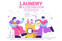 10 Laundry Room Illustration Product Image 1