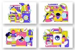 10 Laundry Room Vector Illustration Product Image 2