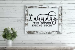 LAUNDRY QUOTES SVG-Laundry Room Sign SVG  I Farmhouse Laundry Sign SVG