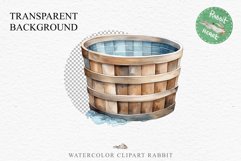 Laundry Tub Cozy Cottagecore Farm Bucket Village Wooden Sink PNG Nursery wall art card making collage printable decor junk journal sublimation Scrapbooking  watercolor Cozy Cottagecore Laundry Tub Village Wooden Sink House PNG clipart, farm barn village