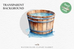 Laundry Tub Cozy Cottagecore Farm Bucket Village Wooden Sink PNG Nursery wall art card making collage printable decor junk journal sublimation Scrapbooking  watercolor Cozy Cottagecore Laundry Tub Village Wooden Sink House PNG clipart, farm barn village