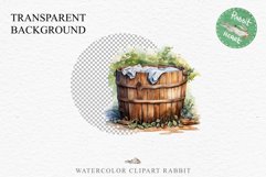 Laundry Tub Cozy Cottagecore Farm Bucket Village Wooden Sink PNG Nursery wall art card making collage printable decor junk journal sublimation Scrapbooking  watercolor Cozy Cottagecore Laundry Tub Village Wooden Sink House PNG clipart, farm barn village