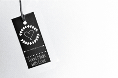 White Laurels &amp; Divider | Hand Drawn Leaf Border, Wreath Product Image 7