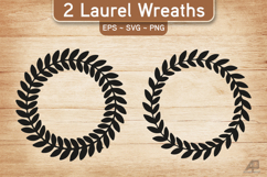 Laurel Wreath SVG PNG Product Image 1
