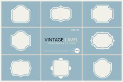 Vintage Labels Frames Set Product Image 1