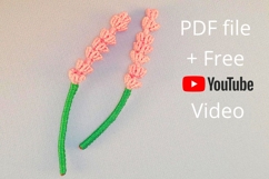 Micro Macrame Lavender DIY YouTube Transcript Product Image 1