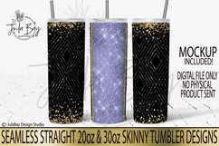 Lavender and Black Glitter Tumbler Sublimation Bundle PNG Bling Elegant Wedding Bridesmaid New Years