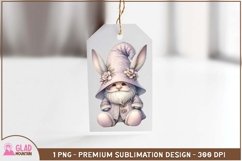 Easter Bunny Gnome sublimation png, Easter Gnome bunny png Product Image 3