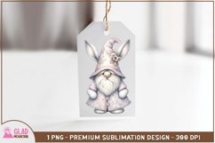 Easter Bunny Gnome sublimation png, Easter Gnome bunny png Product Image 3