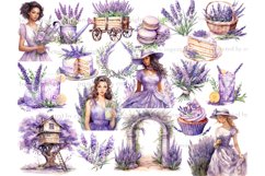 Lavender Clipart, Provence Clipart, GlamArtZhanna, Lavender Woman PNG, Lilac Clipart Set, Cottagecore Clipart Collection, Spring Clipart Bundle, Purple Clipart PNG Bundle, Summer Clipart PNG Set, Spring PNG Bundle