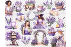 Lavender Clipart, Provence Clipart, GlamArtZhanna, Lavender Woman PNG, Lilac Clipart Set, Cottagecore Clipart Collection, Spring Clipart Bundle, Purple Clipart PNG Bundle, Summer Clipart PNG Set, Spring PNG Bundle