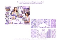 Lavender Clipart, Provence Clipart, GlamArtZhanna, Lavender Woman PNG, Lilac Clipart Set, Cottagecore Clipart Collection, Spring Clipart Bundle, Purple Clipart PNG Bundle, Summer Clipart PNG Set, Spring PNG Bundle