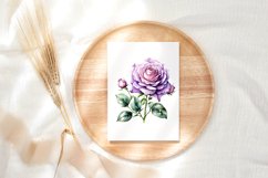 Lavender Color Rose CLIPART FILES Product Image 3