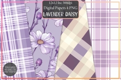 Lavender Daisy Pattern Product Image 1