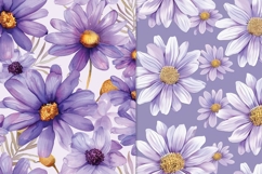 Lavender Daisy Pattern Product Image 2