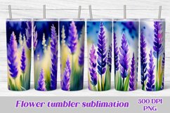Flowers tumbler sublimation design wrap 20 Oz, lavender tumbler wrap design, lavender flowers sublimation, mothers day tumbler wrap.