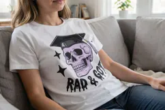Lavender Goth Library Sublimation Product Image 3