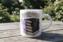 Lavender Goth Library Sublimation Product Image 5